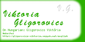 viktoria gligorovics business card