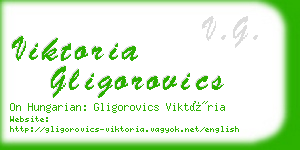 viktoria gligorovics business card